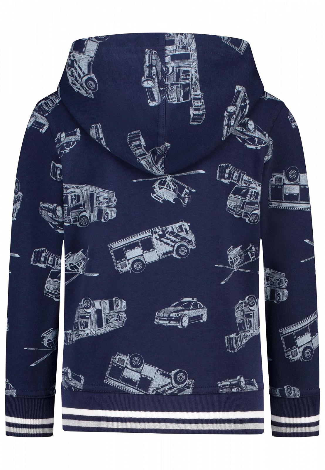 Кофта спортивна SALT AND PEPPER для хлопчиків з принтом транспортних засобів, фото №2