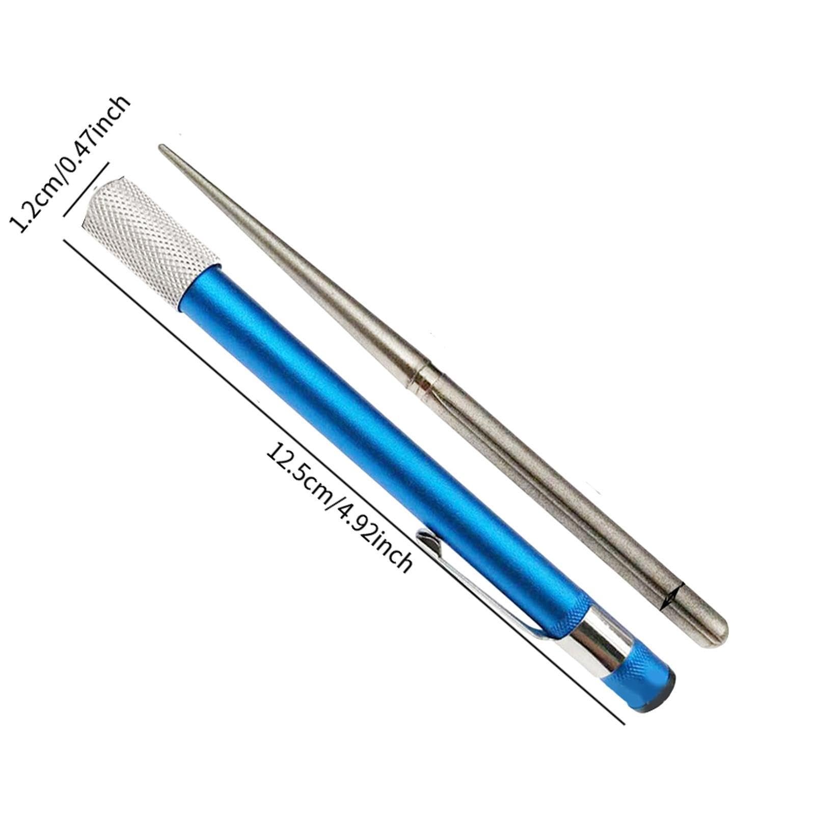 Точило алмазное для кухонных ножей мультифункциональное двухстороннее Синее, фото №4