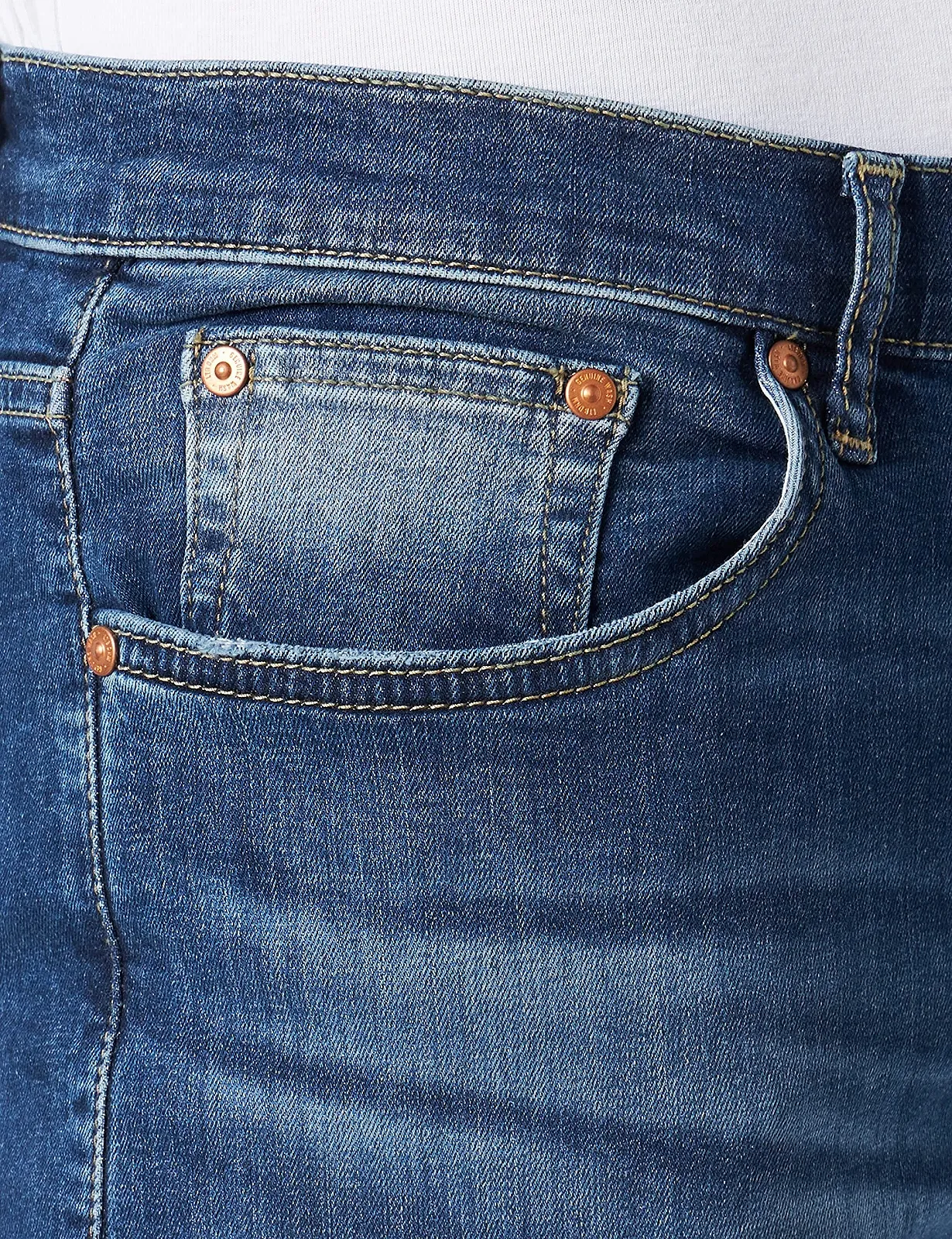 Джинси LTB Skinny Smarty чоловічі - Стандартна висота пояса, вузькі джинси на блискавці та зі стрейчем - Smarty, темне прання, сині 29W / 30L, фото №3