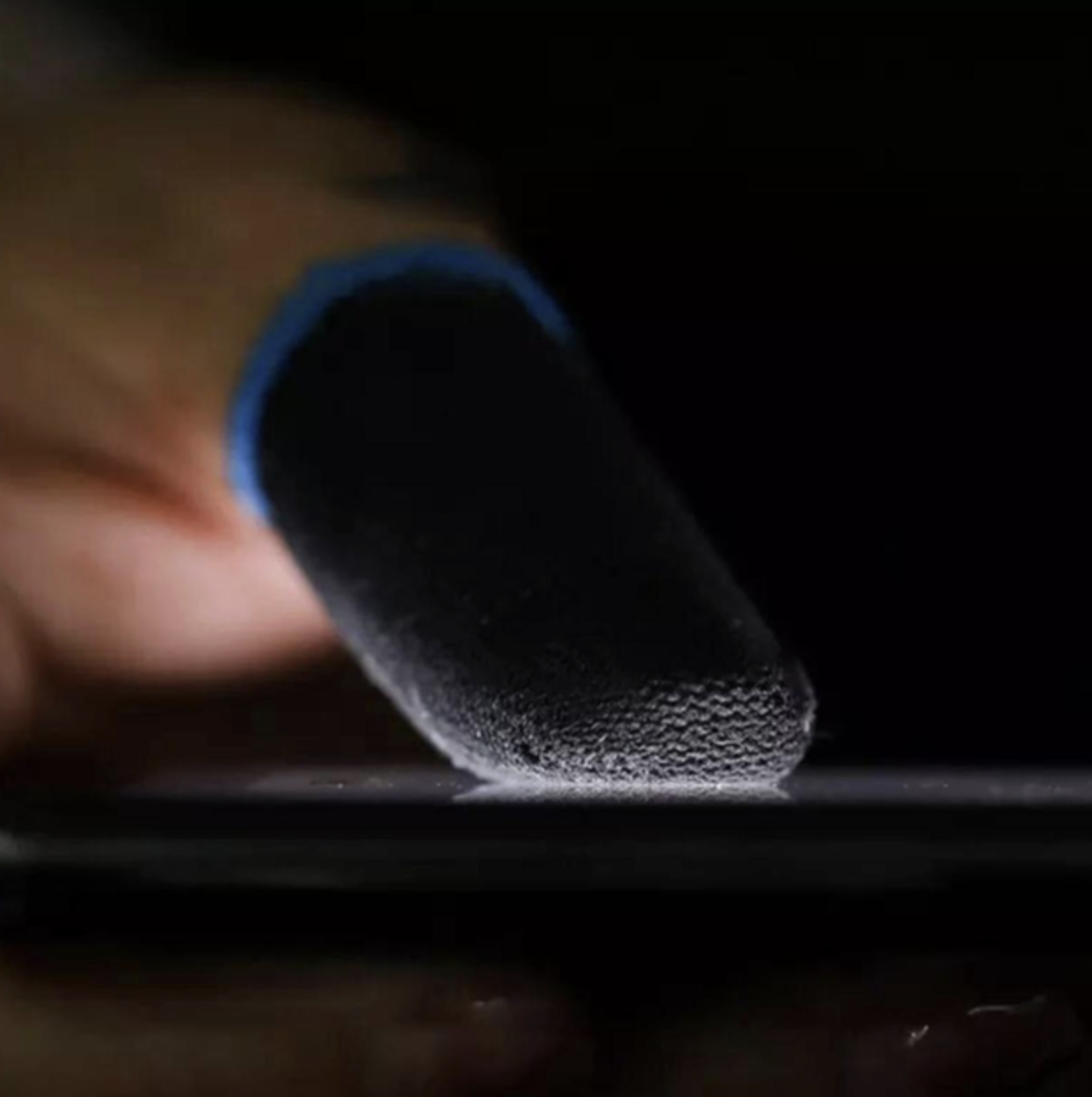 Кіберспортивні сенсорні напальчники для мобільних ігор (PUBG, CoD, Free Fire, FIFA) 4 шт Чорний, фото №3