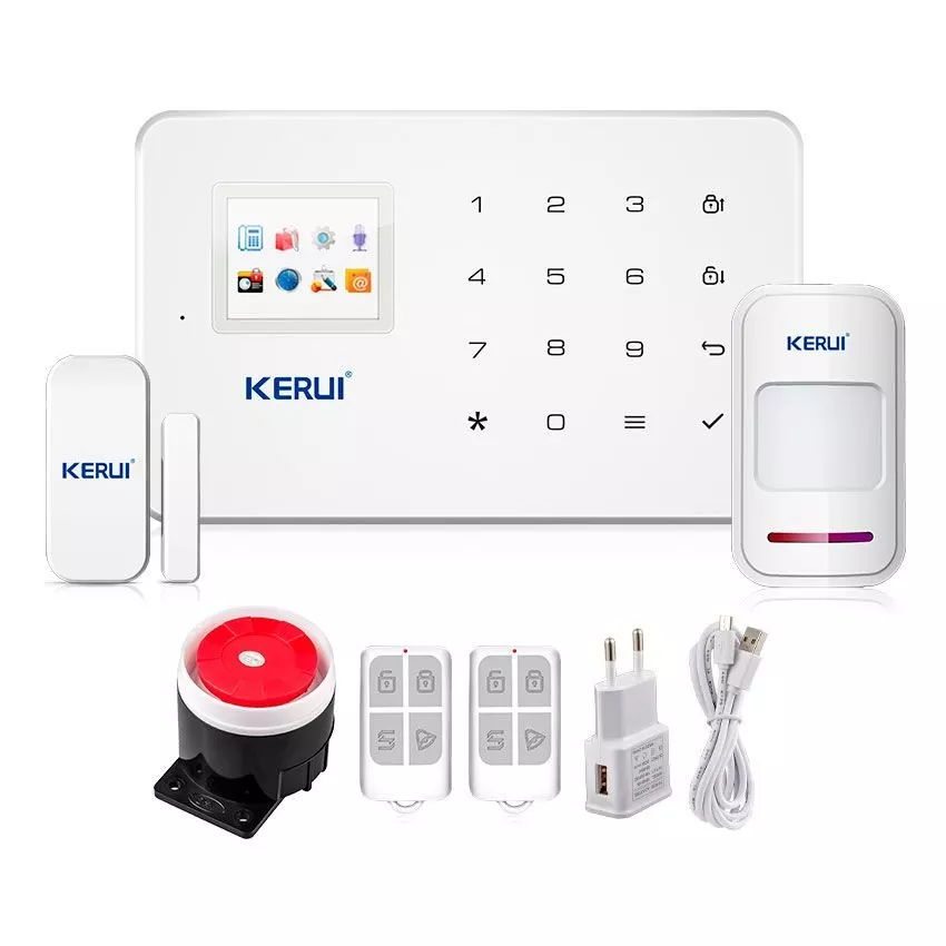 Комплект сигнализации GSM KERUI G-18 Plus Сенсорное управление ЖК экран, фото №1