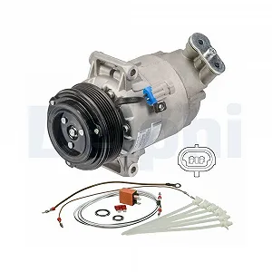 Компресор кондиціонера DELPHI TSP0155802 для OPEL VAUXHALL GENERAL MOTORS - Фото 1