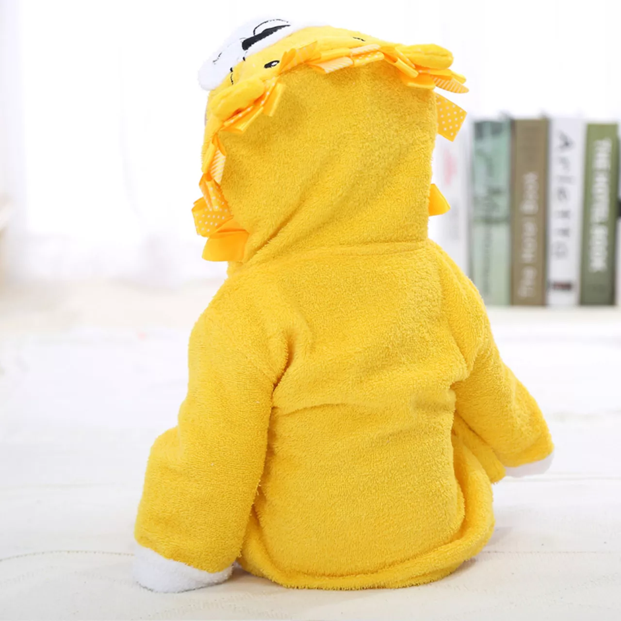 Детский Халат Lovely Svi Банный с Капюшоном Махровый Хлопок L Лев, фото №3