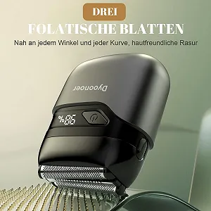 Чоловіча електробритва Dyoonoer LED Display 3 Flexible Blades D/B/71dB synthetic.ua - Фото 1