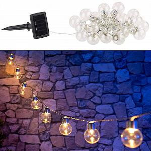 Солнечная Гирлянда Lunartec LED 20 LED 3.8 метра IP44 Теплый Белый synthetic.ua - Фото 1