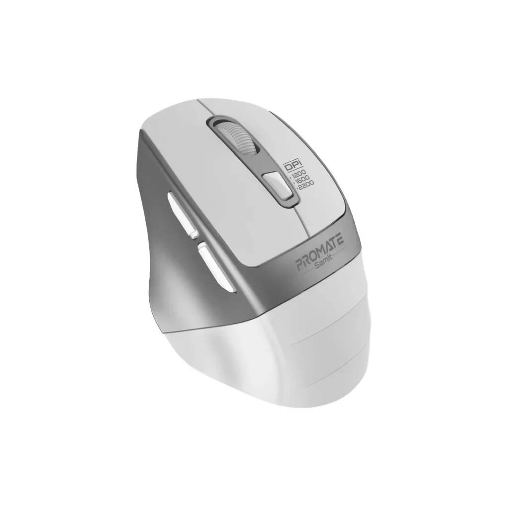 Мышка Promate Samit Wireless White (samit.white), фото №1