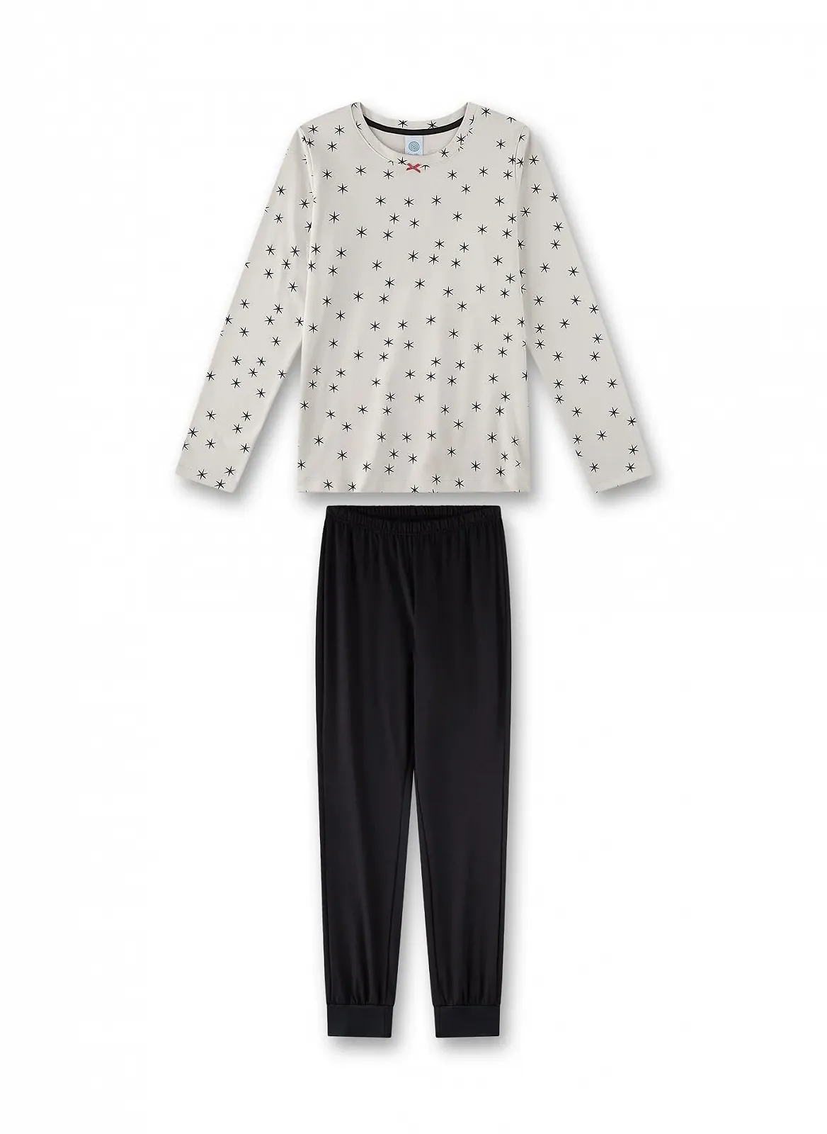 Пижама Sanetta для девочек бежевая, фото №1 Пижама Sanetta для девочек бежевая, фото №1