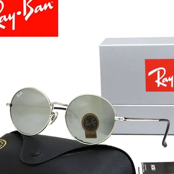 Женские солнцезащитные очки Ray Ban Legend зеленые металлические, фото №1