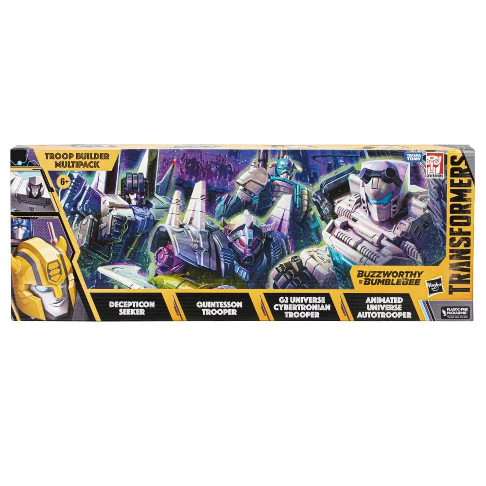 Ігрові фігурки Hasbro Transformers Buzzworthy Bumblebee Troop Builder Multipack Набір з 4 штук, фото №4