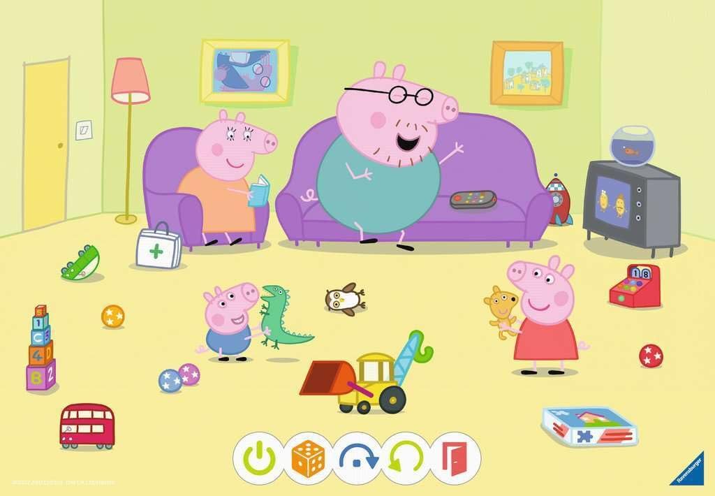 Пазли Ravensburger tiptoi 00163 Peppa Pig 2 x 24 деталі, фото №4