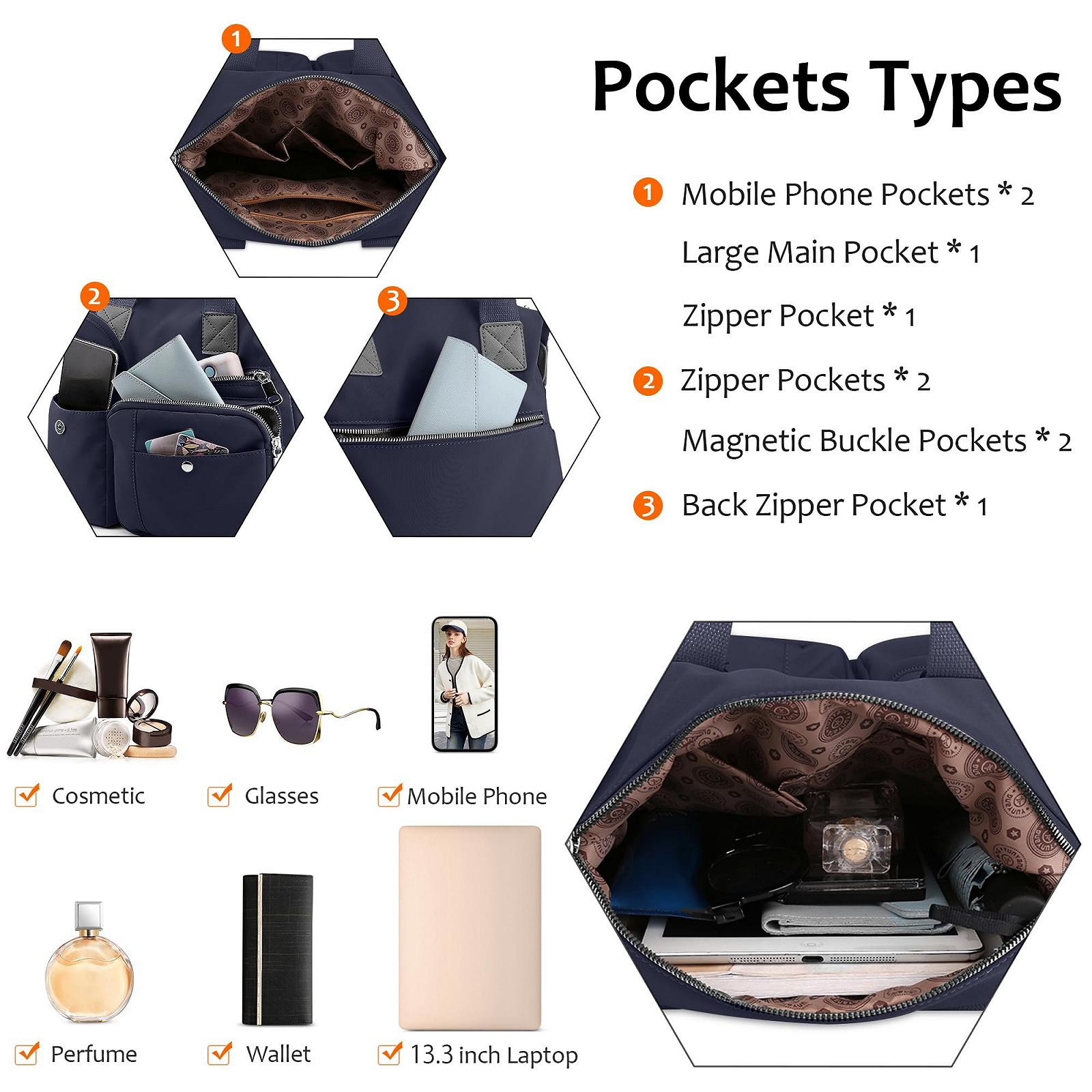 Сумка SODOLLEE E-BK, синя, фото №4