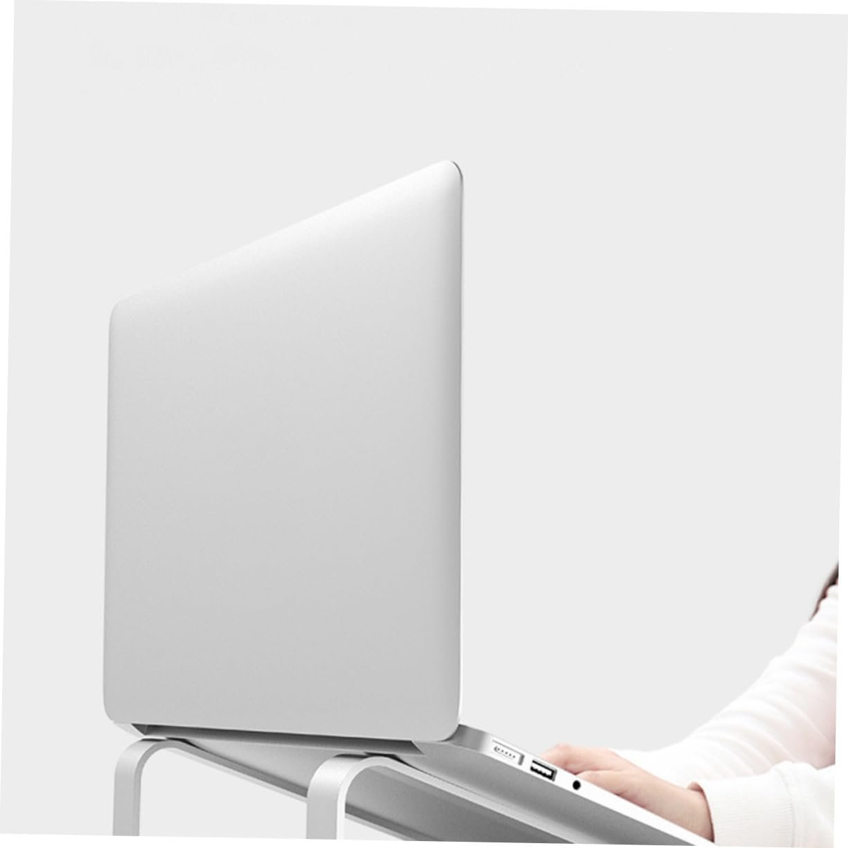 Підставка для ноутбука алюмінієва з регульованою висотою, складаний, фото №8 Підставка для ноутбука алюмінієва з регульованою висотою, складаний, фото №8