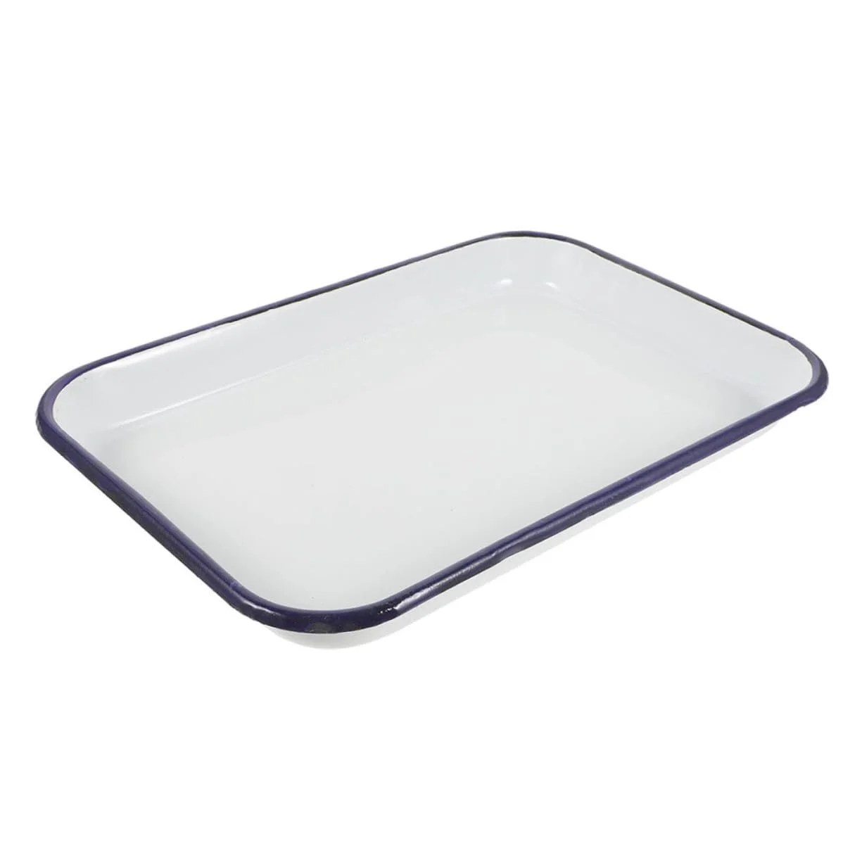 Прямокутна емальована форма для запікання зносостійка придатна для посудомийної машини універсальна, фото №1
