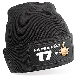 Шапка TeeDesign 18 Years Funny Birthday Boys Girls Gadget Gift Clothing - Middle Finger 18 Years, 18 years old - Фото 1