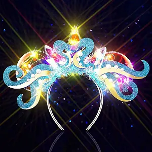 Обруч для волос Luminous Octopus, Блестящий synthetic.ua - Фото 1