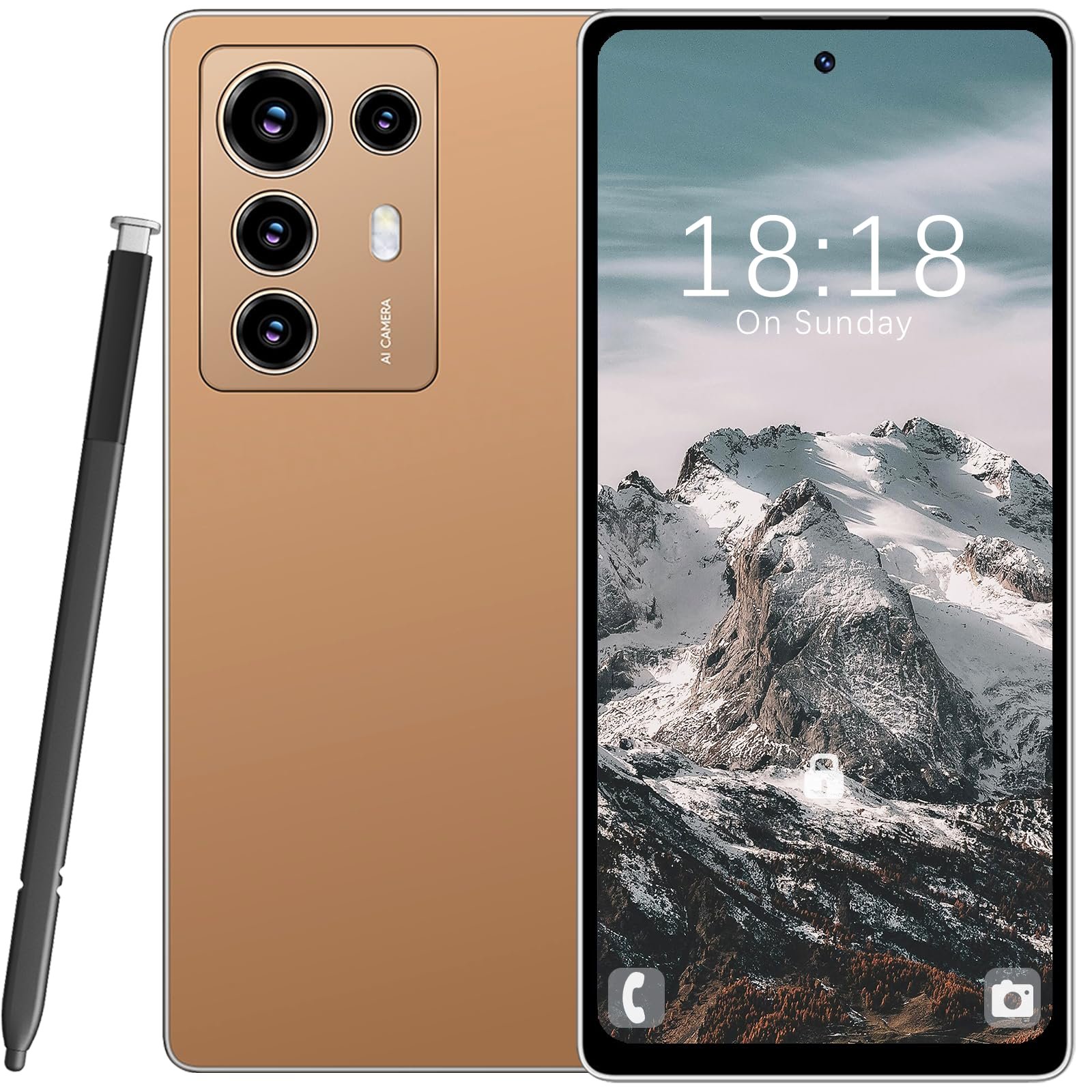 Смартфон Android 4+64 ГБ 6.8" HD Dual SIM Face ID OTG, фото №6 Смартфон Android 4+64 ГБ 6.8" HD Dual SIM Face ID OTG, фото №6