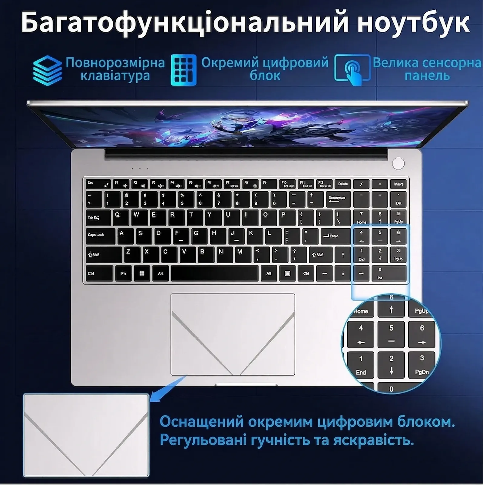 Ноутбук 14'' BVATE B9 Intel Core i3-1000NG4 16GB SSD 512GB Win11 Алюмінієвий корпус (UKR), фото №5 Ноутбук 14'' BVATE B9 Intel Core i3-1000NG4 16GB SSD 512GB Win11 Алюмінієвий корпус (UKR), фото №5