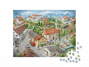 Пазл puzzleYOU Dahoam is Dahoam in Lansing 1000 деталей synthetic.ua - Фото 1