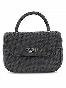 Сумка з верхньою ручкою GUESS Mirema Flap Black - Фото 1