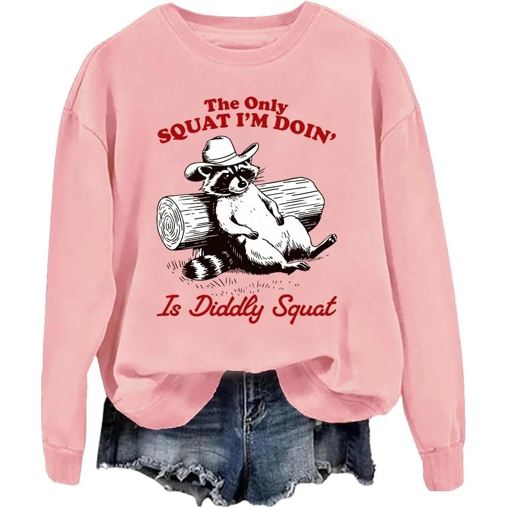 Толстовка The Only Squat I'm Doing Is Diddly Squat Unisex, фото №1