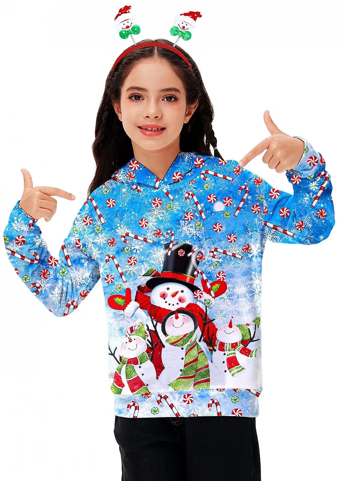 Худі Arankhiger Різдвяний дитячий унісекс Довгий рукав, фото №4 Худі Arankhiger Різдвяний дитячий унісекс Довгий рукав, фото №4