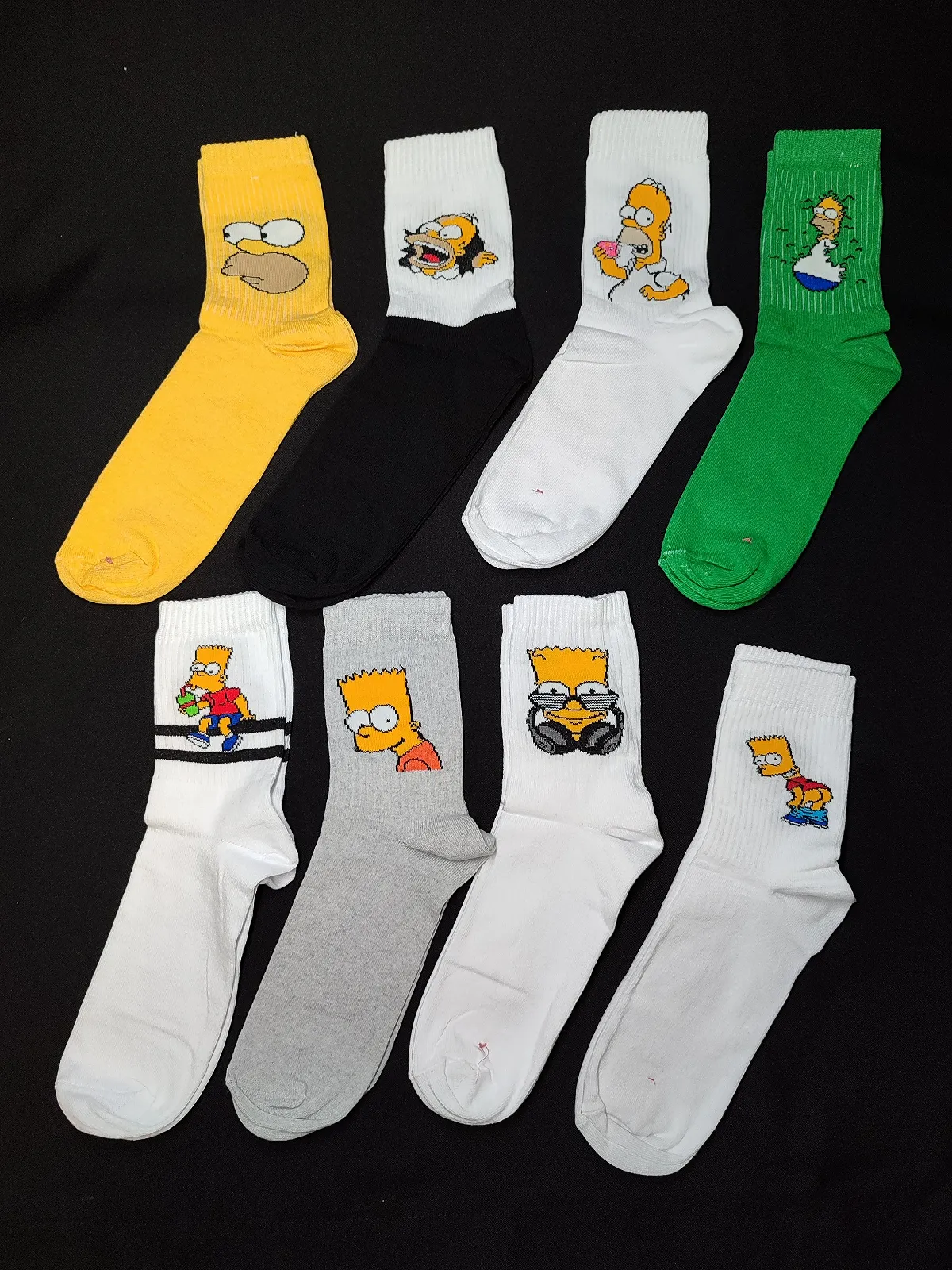 Бокс шкарпеток приколів із принтами «Сімпсони» 8 пар, фото №1