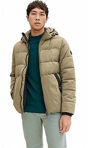 Куртка Tom Tailor puffer jacket mix Бежевый XXL - Фото 1