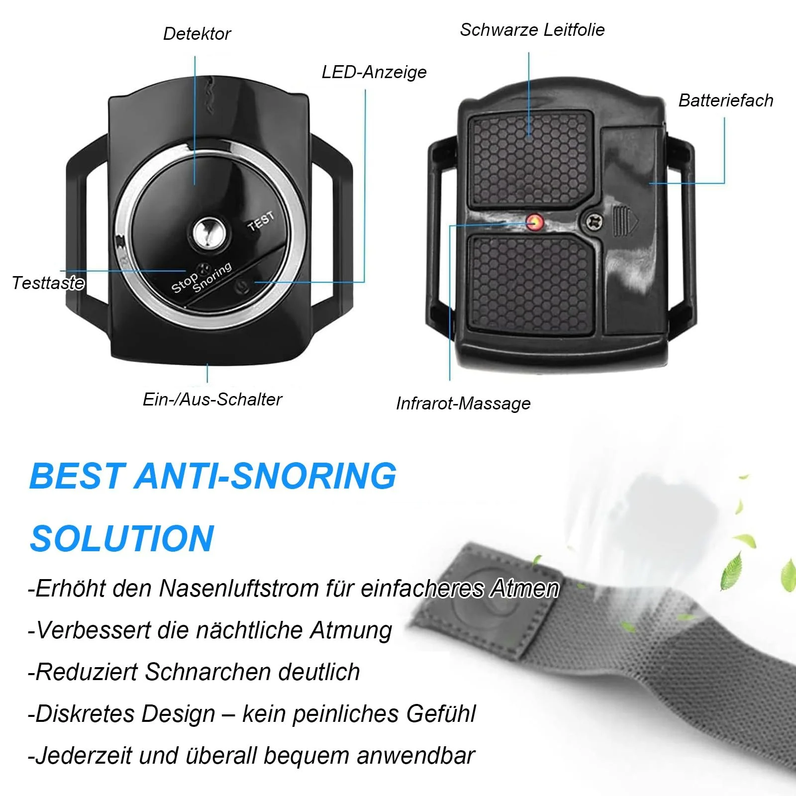 Браслет Guggys Sleep Connection проти хропіння, фото №3 Браслет Guggys Sleep Connection проти хропіння, фото №3