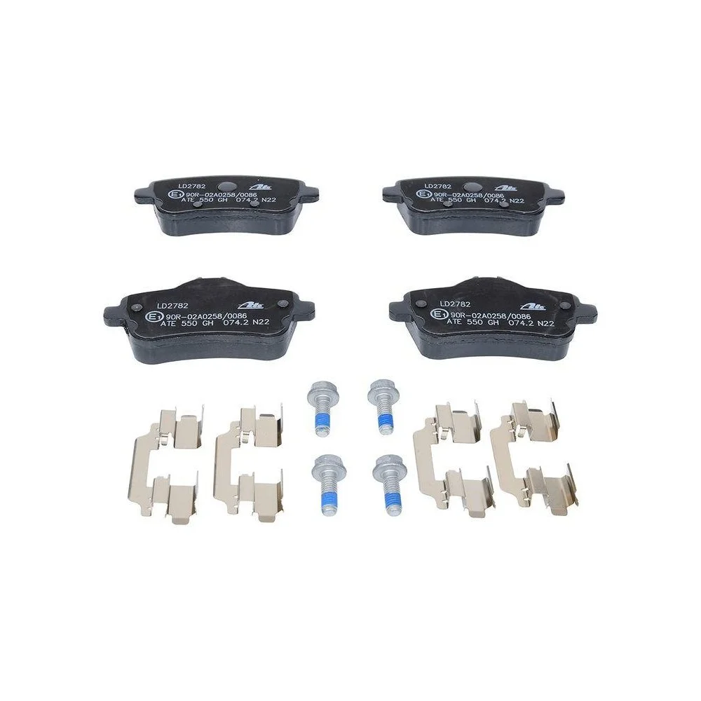 Комплект тормозных колодок дискового тормоза ATE Ceramic 13.0470-2782.2 для MERCEDES-BENZ, фото №1 Комплект тормозных колодок дискового тормоза ATE Ceramic 13.0470-2782.2 для MERCEDES-BENZ, фото №1