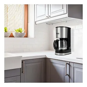 Капельная кофеварка TM Electron TMPCF005 600 Вт 0.6 л 6 чашек Черный synthetic.ua - Фото 1