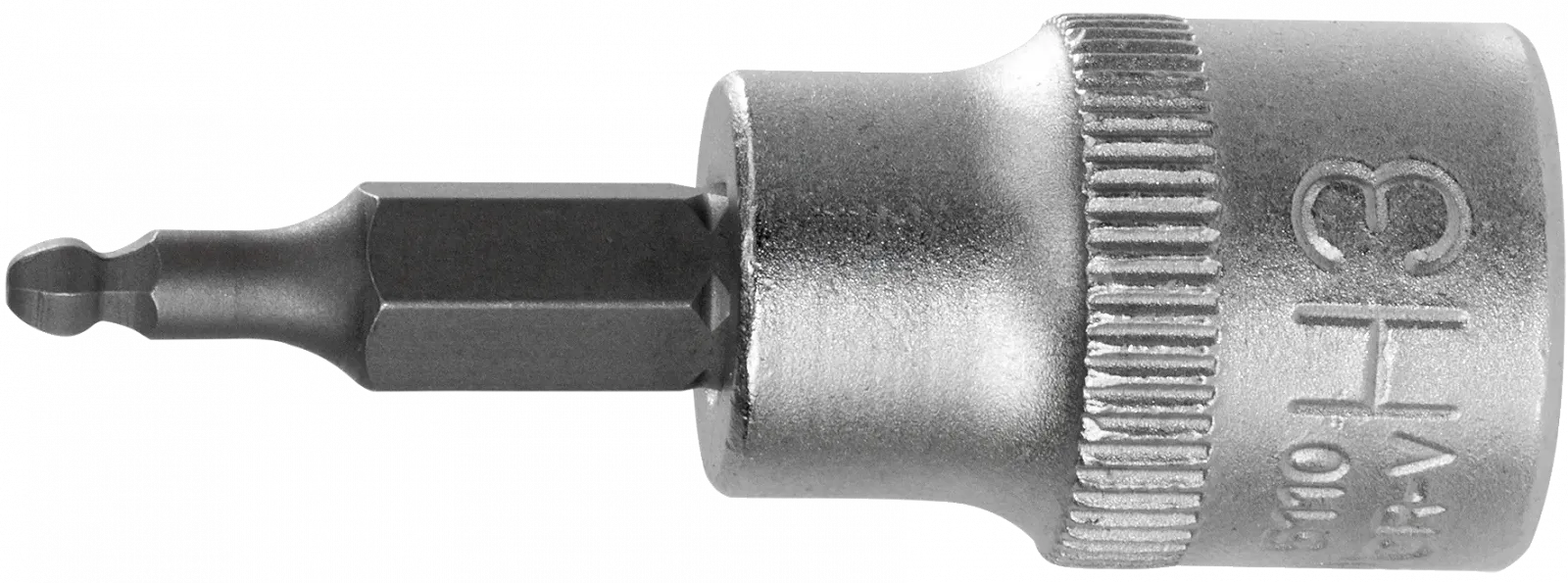 Головка-біта SW-STAHL 05570L 3/8 внутрішній шестигранник 3 мм з кулястою головкою, фото №1