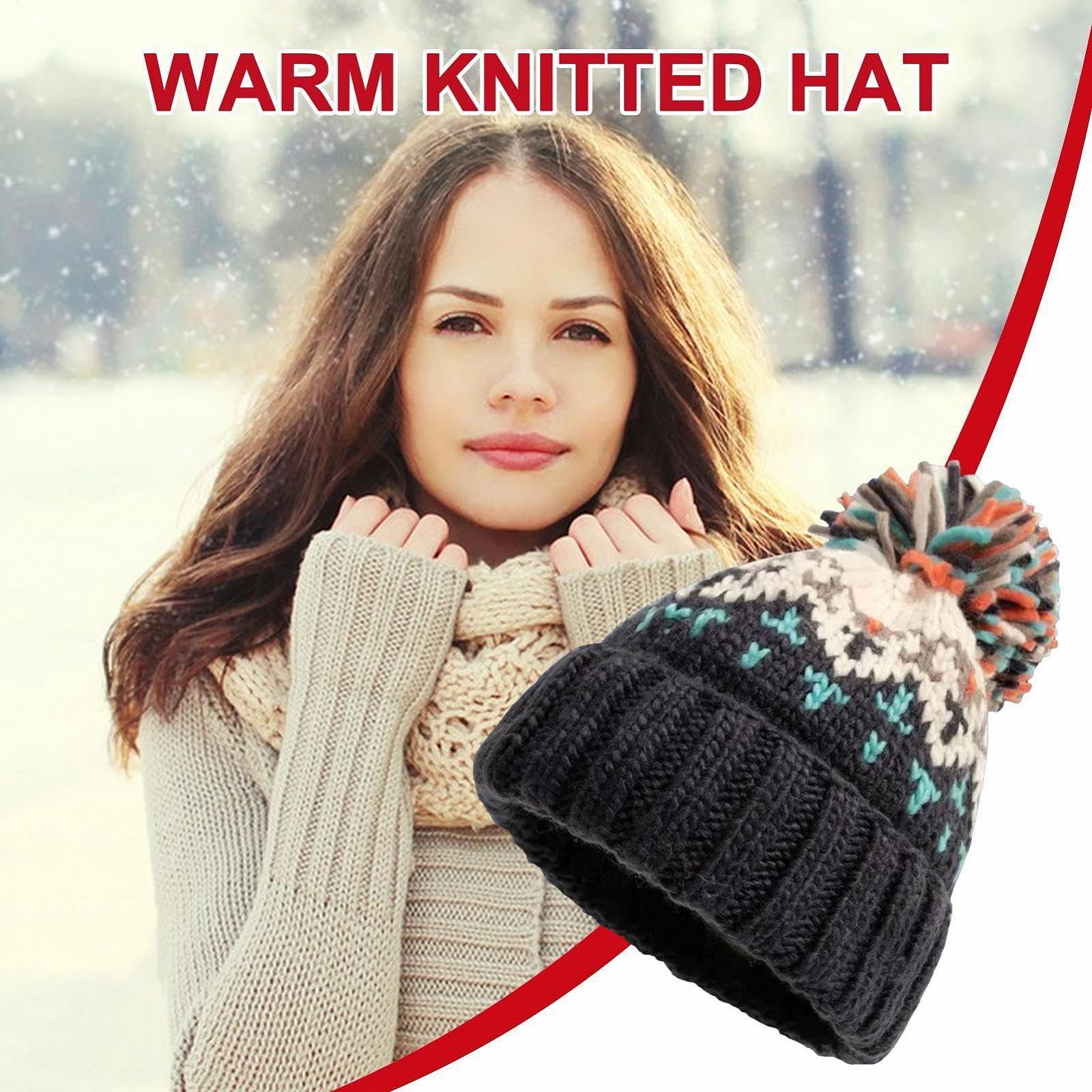 Зимняя шапка с помпоном, фото №1