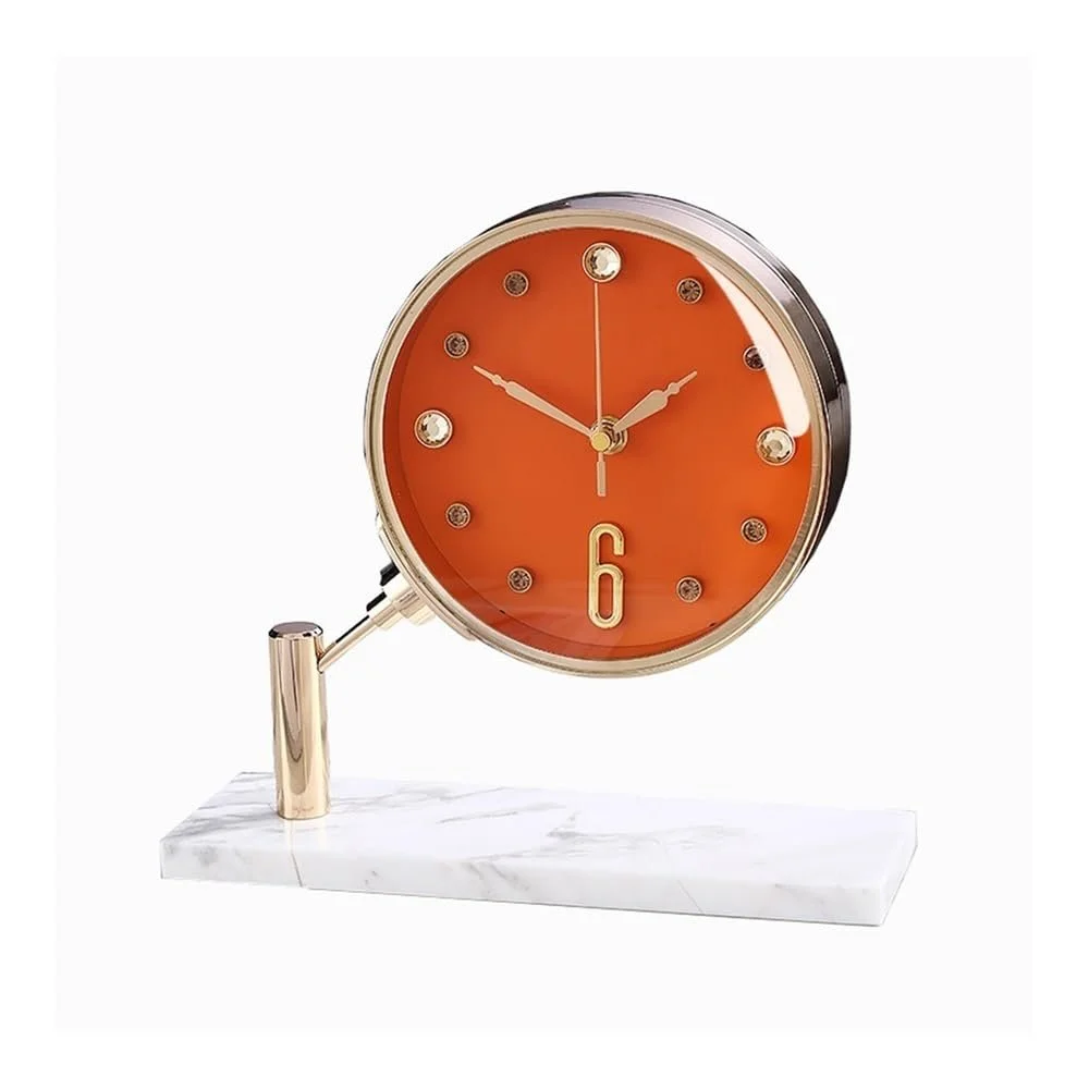 Настільний годинник Aioneer, простий, тихий, з легованої сталі, для вітальні, спальні, офісу, кухні, фото №1 Настільний годинник Aioneer, простий, тихий, з легованої сталі, для вітальні, спальні, офісу, кухні, фото №1