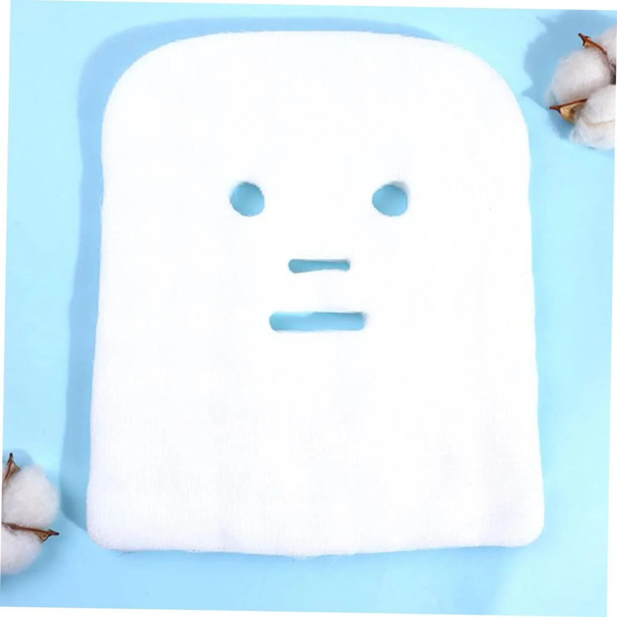 Одноразовая маска для лица PartyKindom 100 штук, сильно впитывающая воду, тонкая, для глубокого проникновения косметики и спа-процедур, фото №5