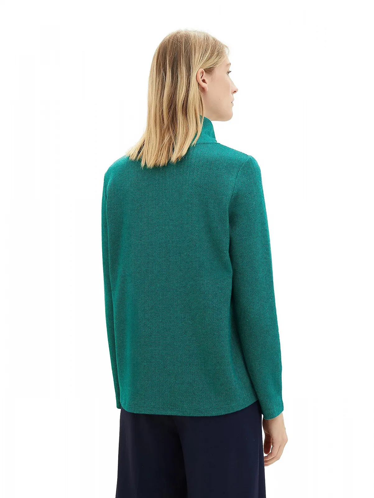 Толстовка TOM TAILOR Cosy с воротником, фото №2