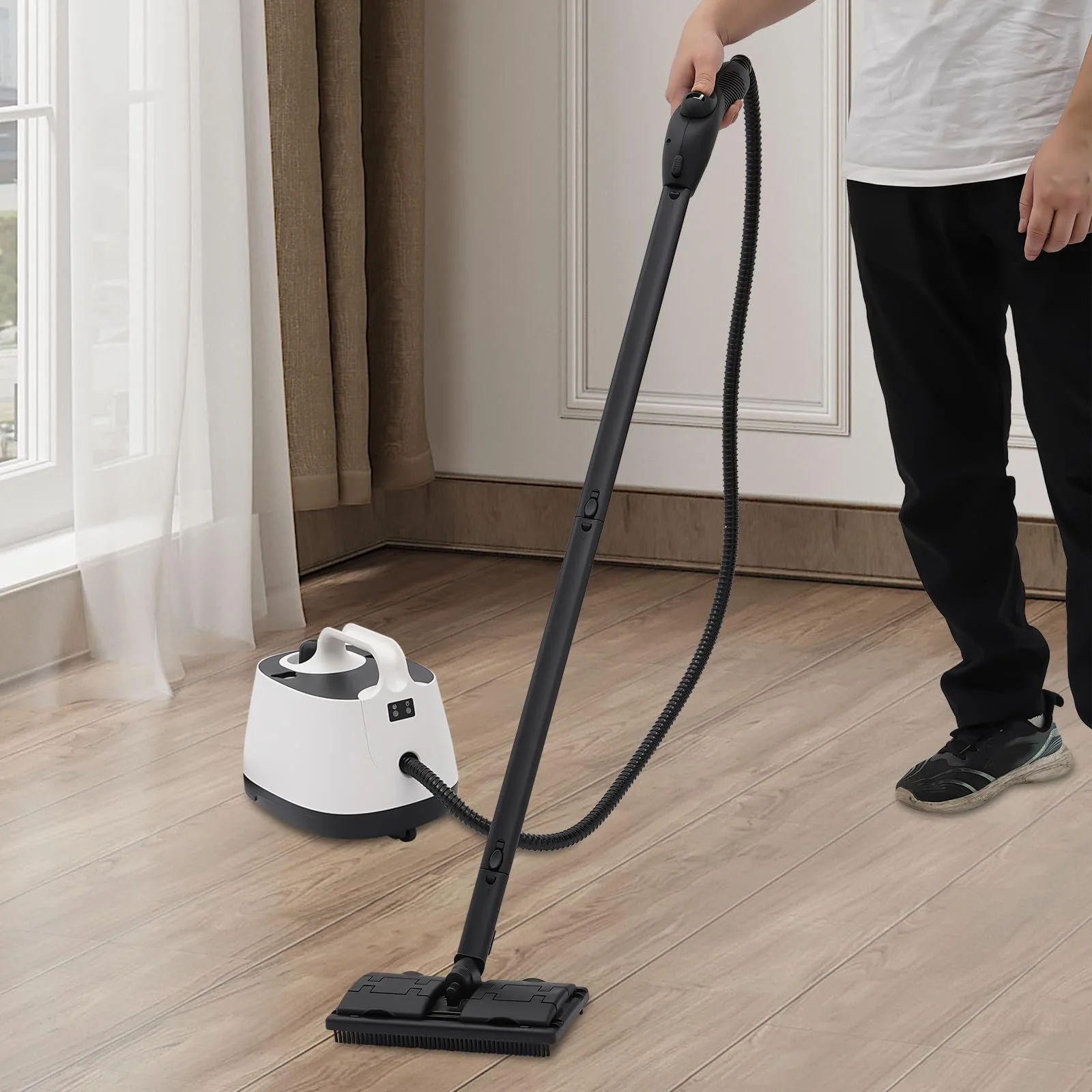 Пароочисник високої температури портативний 2000 W 4 bar з комплектом для підлоги, фото №8