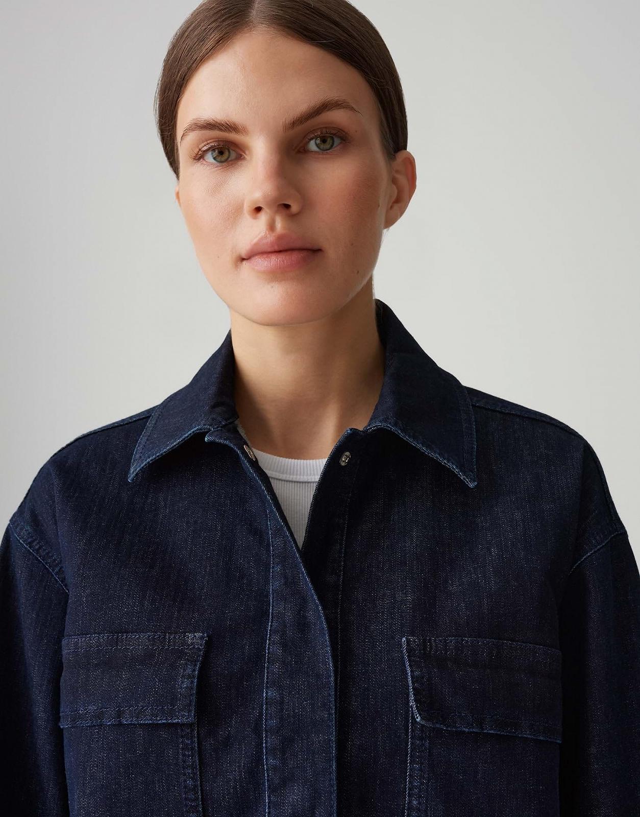 Женская куртка OPUS Hollic Loose Denim, Rinsed Wash, фото №4