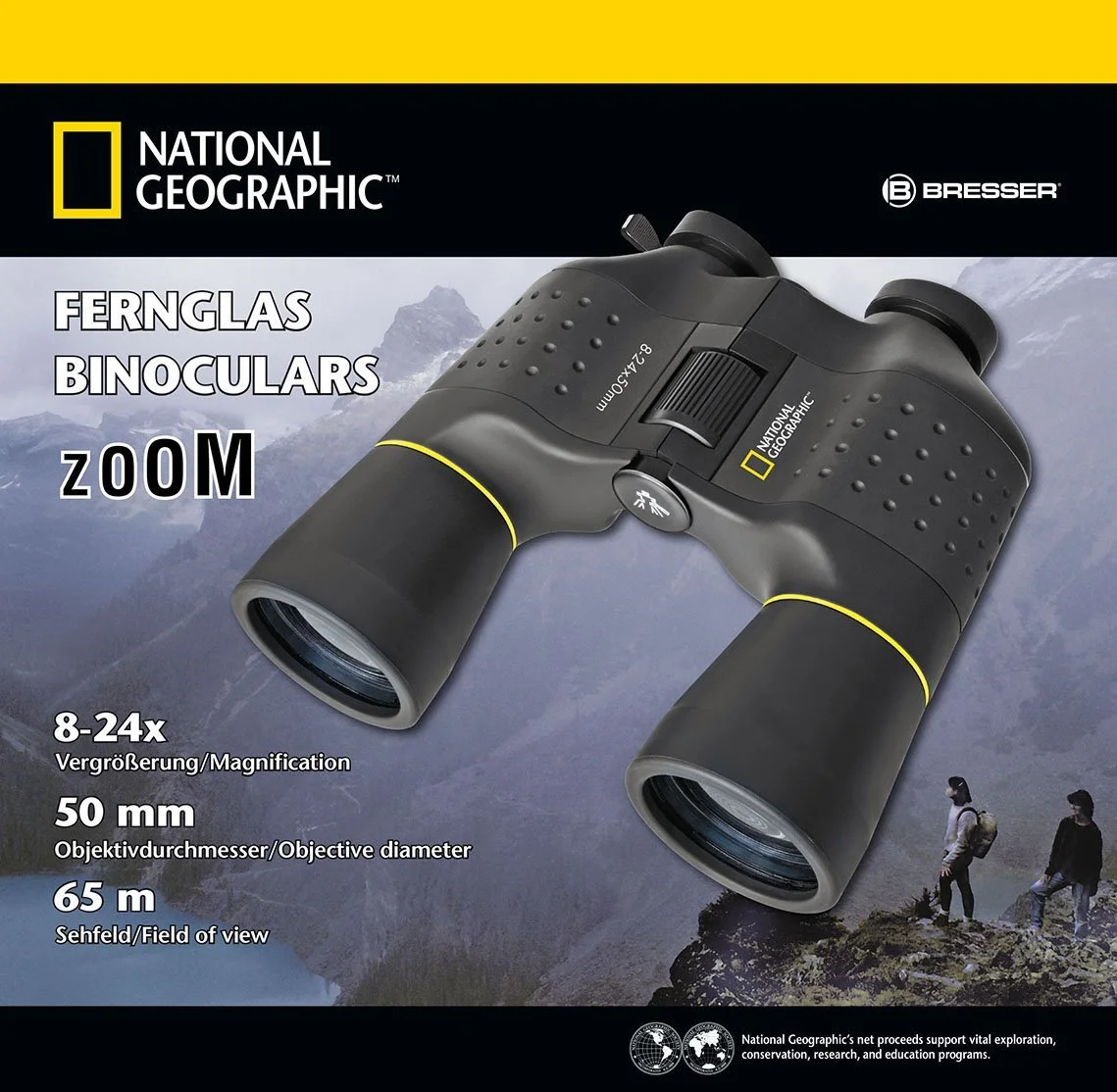 Бінокль National Geographic Zoom 8-24x50 Porro, фото №5