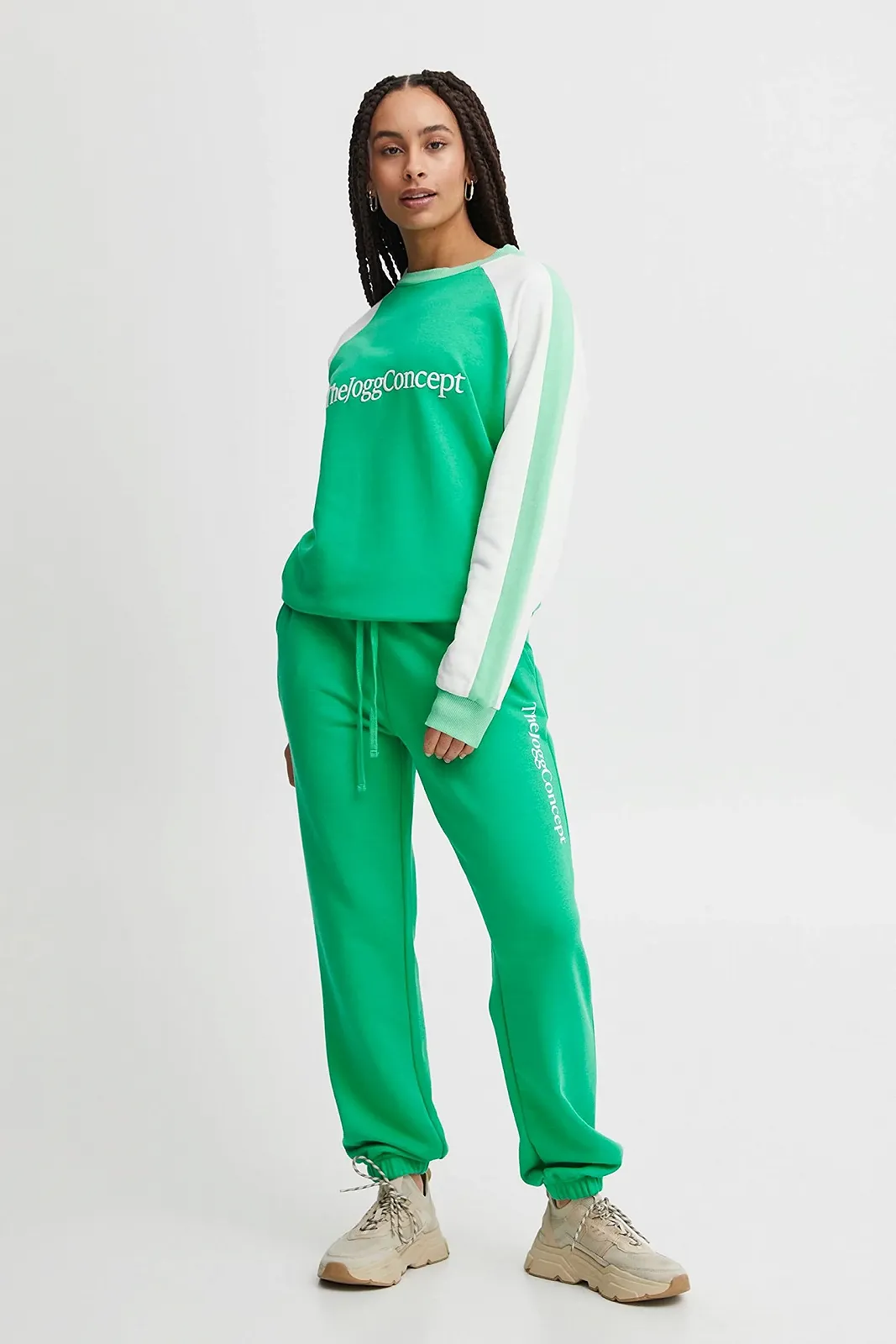 Свитшот THEJOGGCONCEPT JCSAFINE Женский Раглан Многоцветный, фото №3