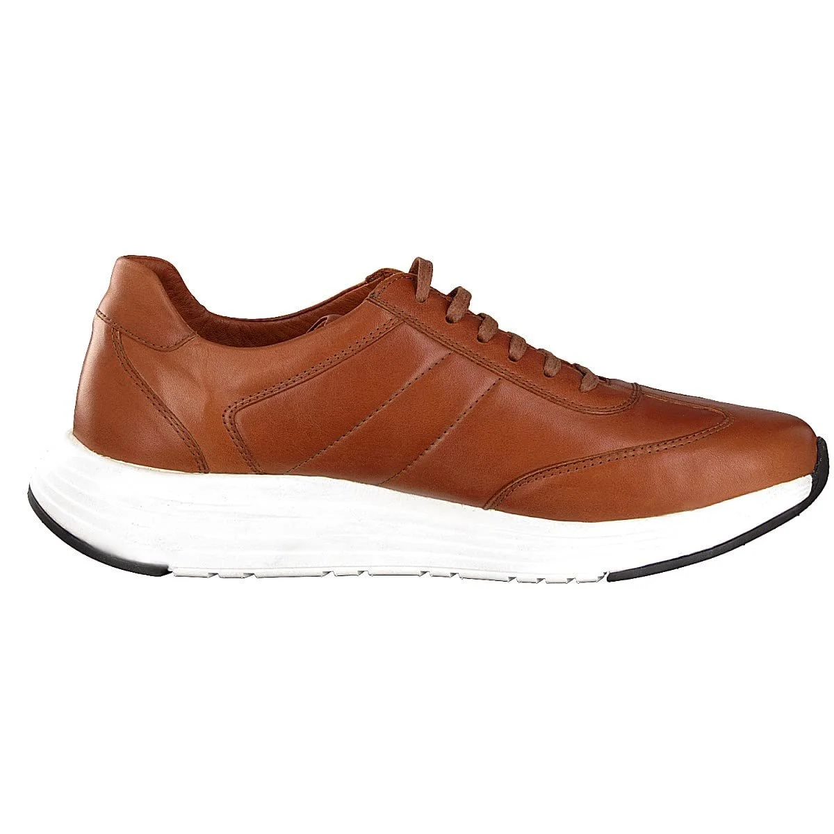 Мужские кожаные кроссовки Gemini на шнуровке, фото №4