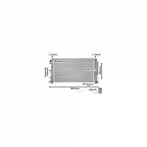 Радиатор охлаждения двигателя VAN WEZEL IR PLUS 58002271 для MERCEDES-BENZ VW - Фото 1