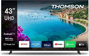 Телевизор 43" Thomson 43UA5S13 / 4K / 60 Гц / LED / Android TV 11 / Wi-Fi / Bluetooth / T2 - Фото 1