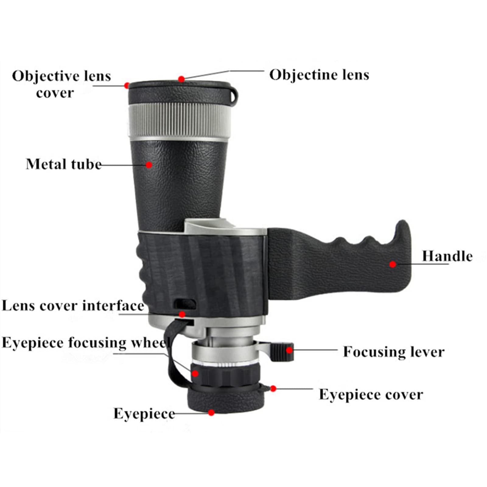 Монокуляр телескоп для дорослих і дітей 10x50 компактний, фото №6 Монокуляр телескоп для дорослих і дітей 10x50 компактний, фото №6