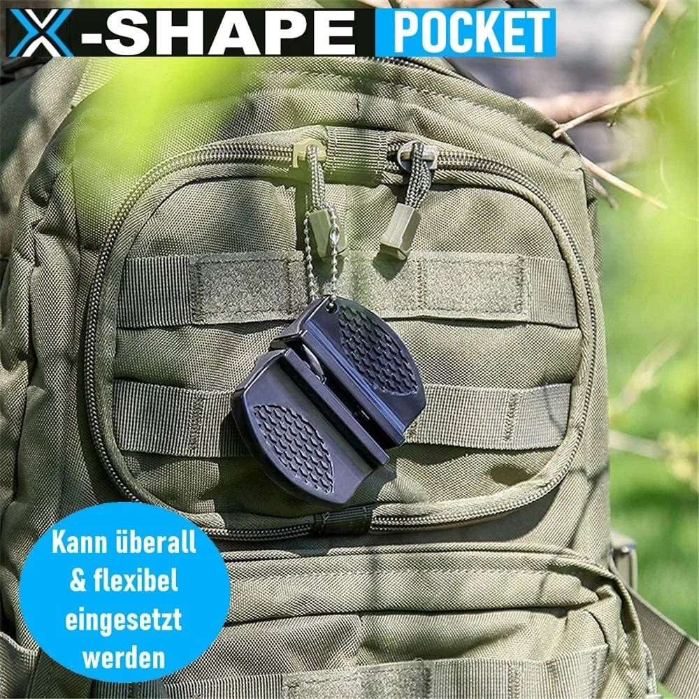 Кишенькова точилка для ножів X-SHAPE POCKET X-SHAPER Професійна керамічна, фото №6 Кишенькова точилка для ножів X-SHAPE POCKET X-SHAPER Професійна керамічна, фото №6