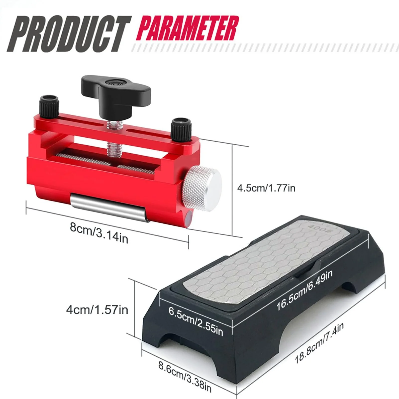 Тримач для заточування стамесок та ножів рубанка алюмінієвий сплав, фото №3