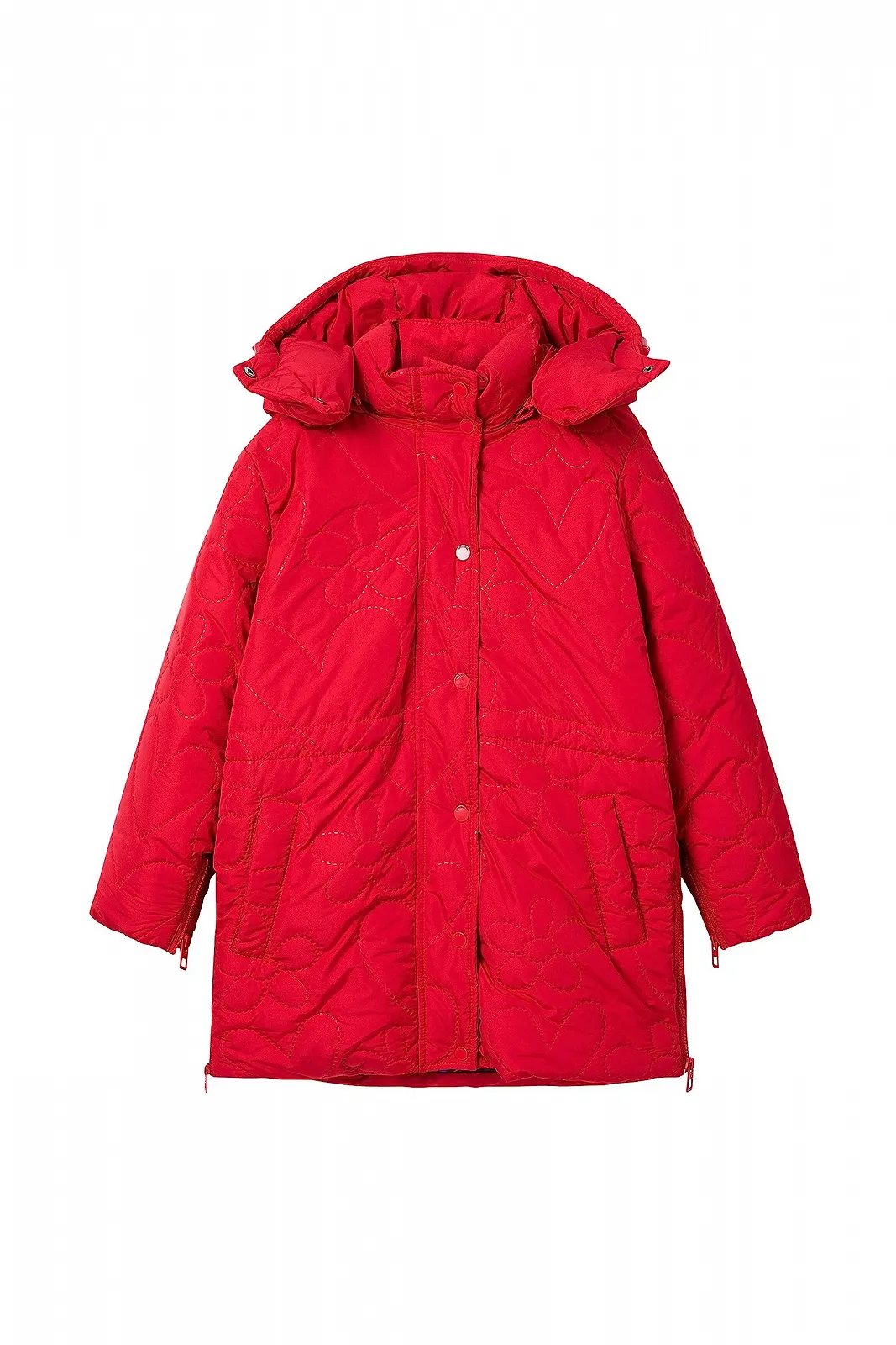 Довге пальто Desigual Chaq_Angel Girl Woven Padded для дівчаток, фото №3