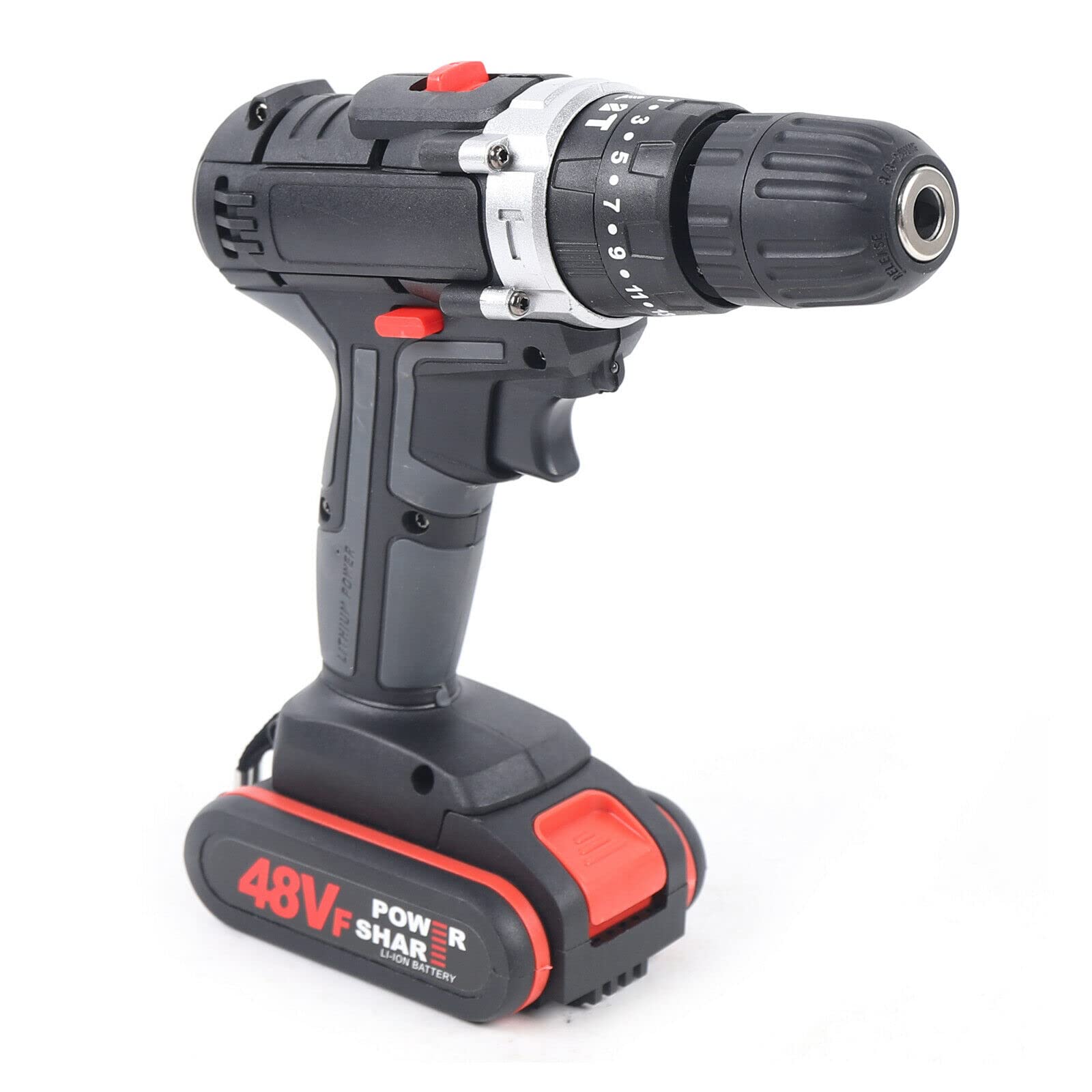 Дриль-шуруповерт LENJKYYO Cordless Drill 48 VF LED з 2 батареями 1350 об/хв 21 В, фото №1