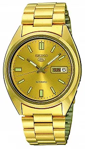 Мужские Автоматические Аналоговые Часы Seiko с Ремешком из Нержавеющей Стали - Фото 1