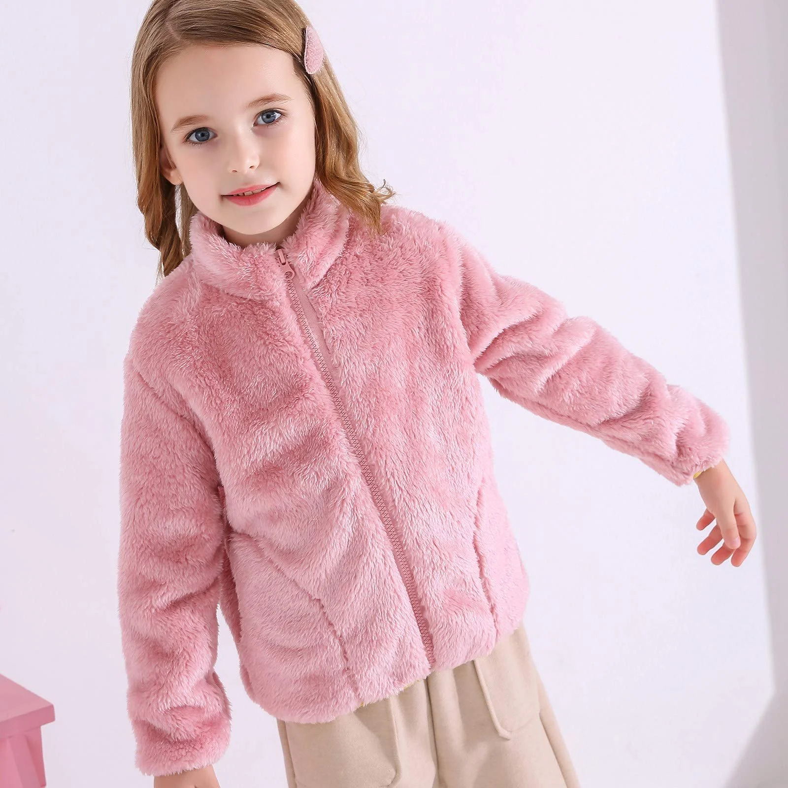 Куртка для дівчинки Generisch, на блискавці, повсякденна куртка софтшел, фото №2