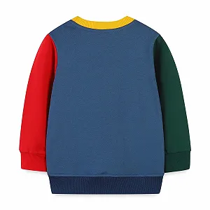 Худі з капюшоном з вишивкою Санти для дівчинки synthetic.ua - Фото 1